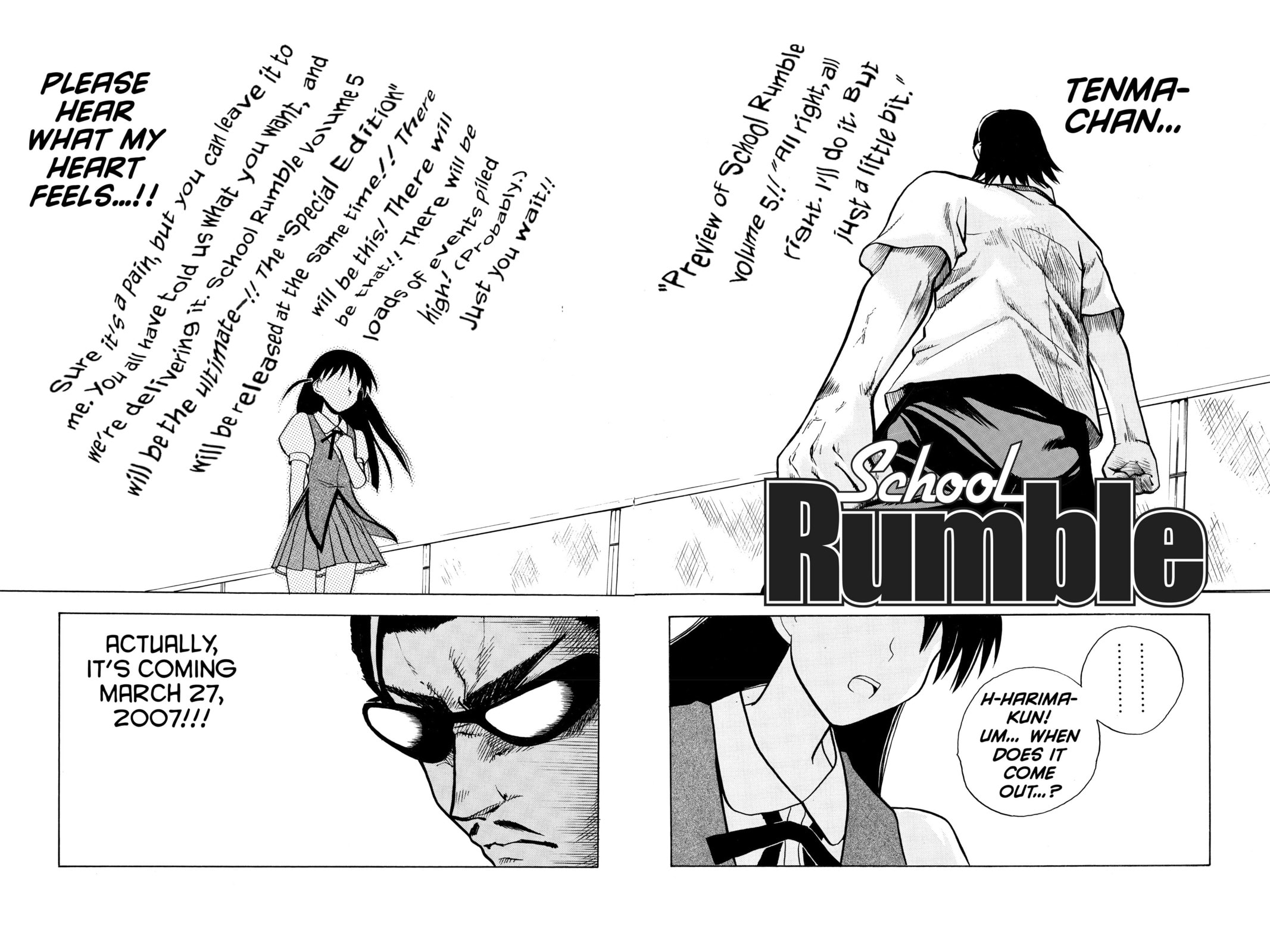 Read School Rumble chapter 58.5 image 5 on Lezhin