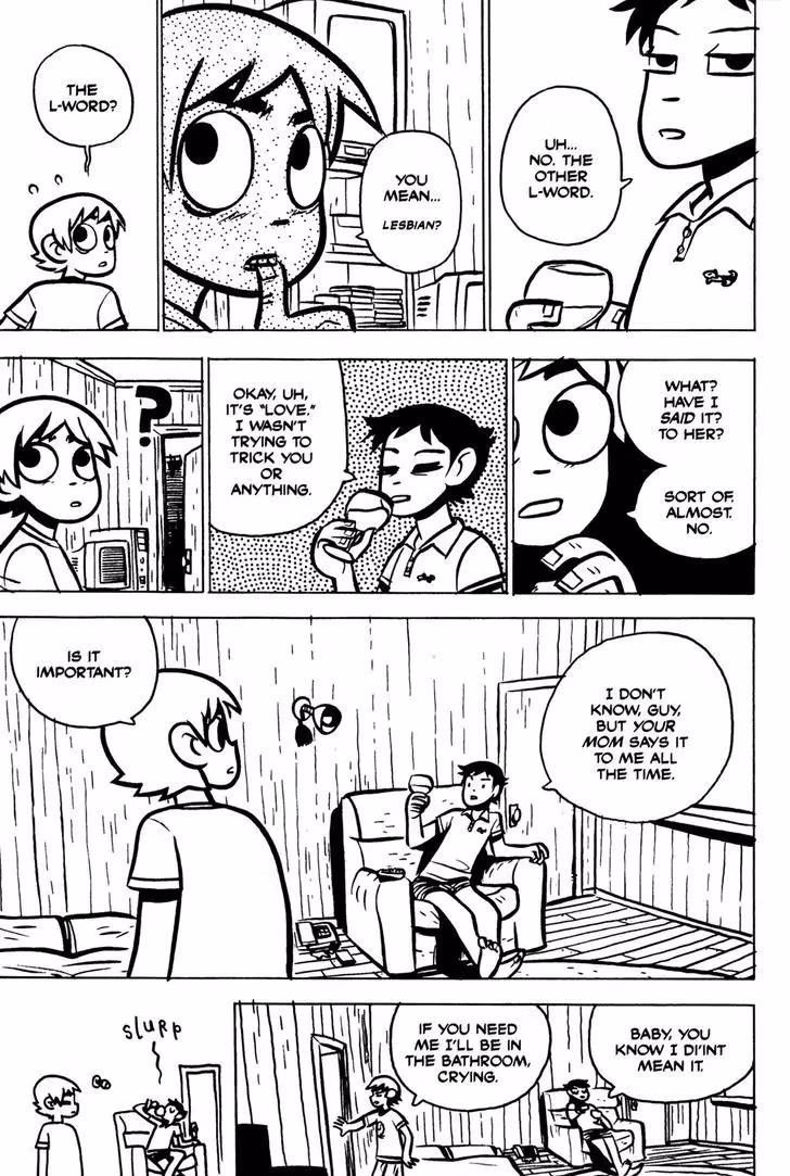 Read Scott Pilgrim chapter 19 image 20 on Lezhin