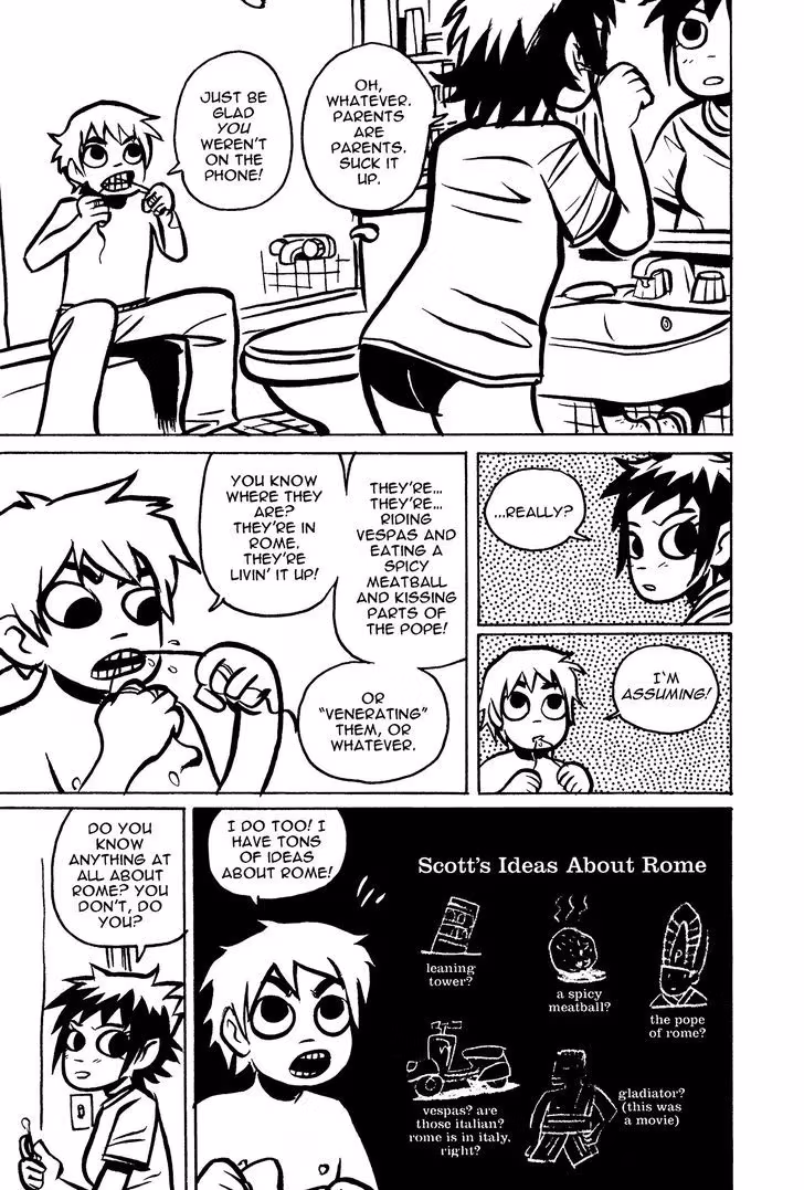 Read Scott Pilgrim chapter 9 image 4 on Lezhin