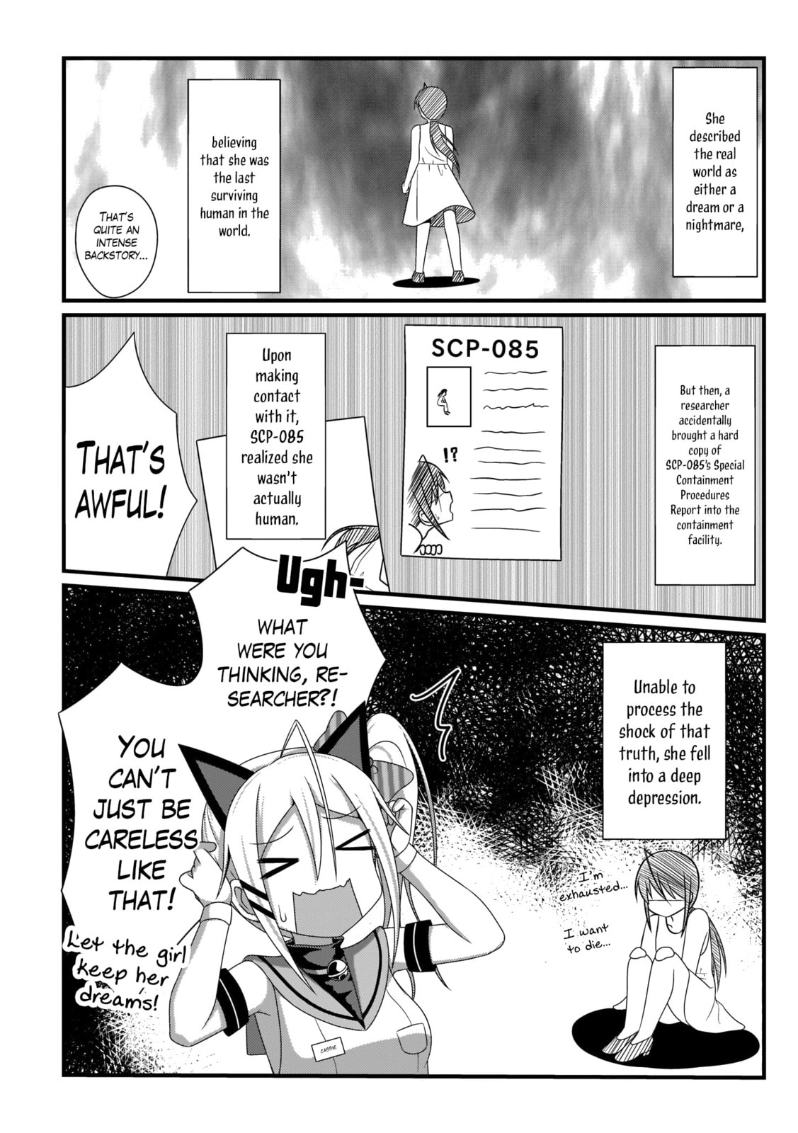 Read SCP Comic Anthology Musume chapter 2 image 7 on Lezhin