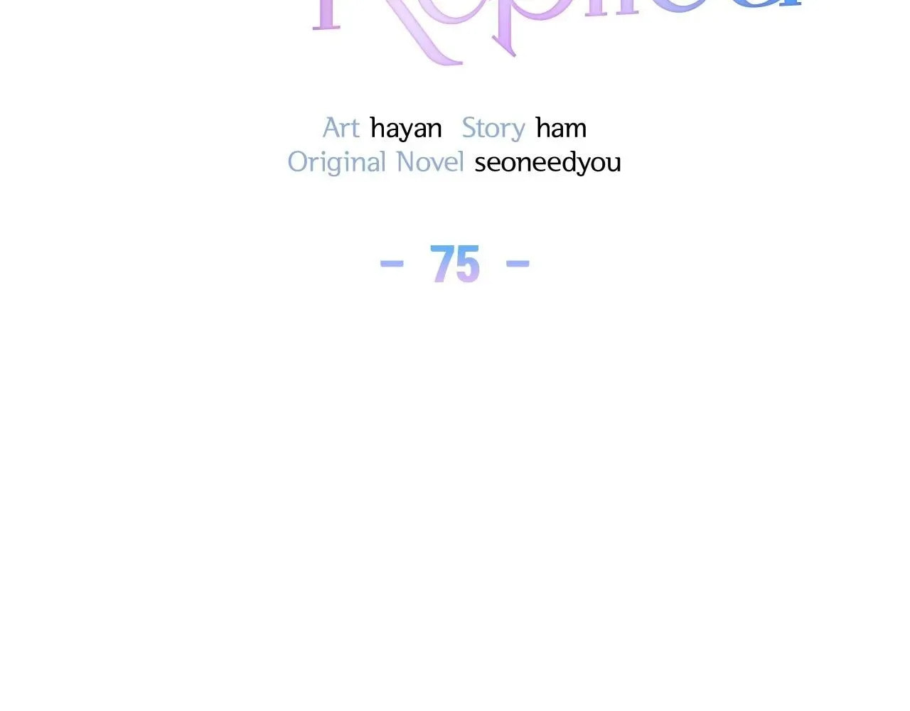 Secha Replica Chapter 75 page 113 - 