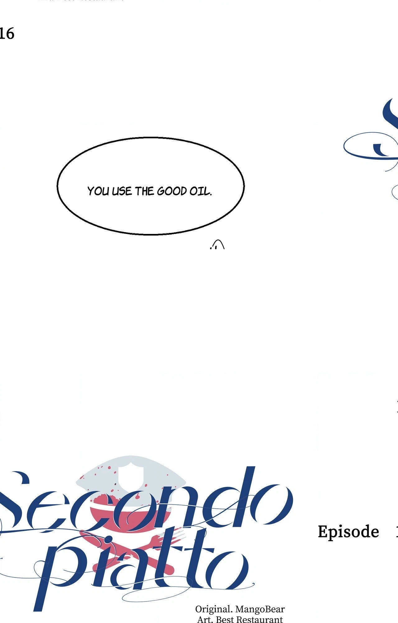 Read Secondo Piatto chapter 16 image 19 on Lezhin