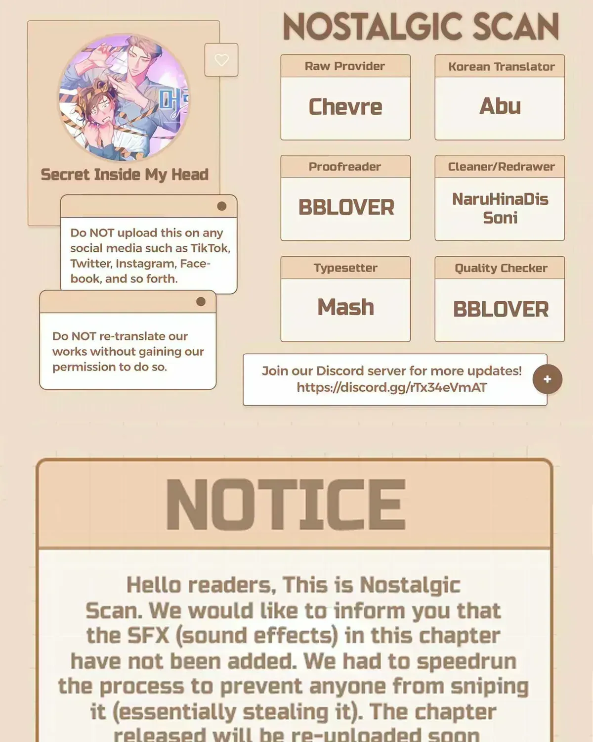 Read Secret inside my head chapter 2.2 image 0 on Lezhin