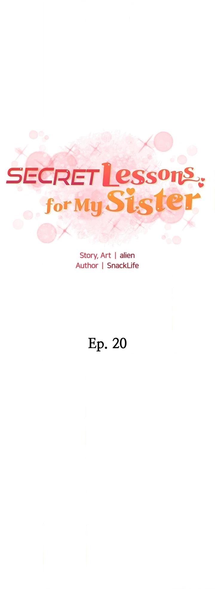 Secret Lessons for My Sister Chapter 20 page 4 - 