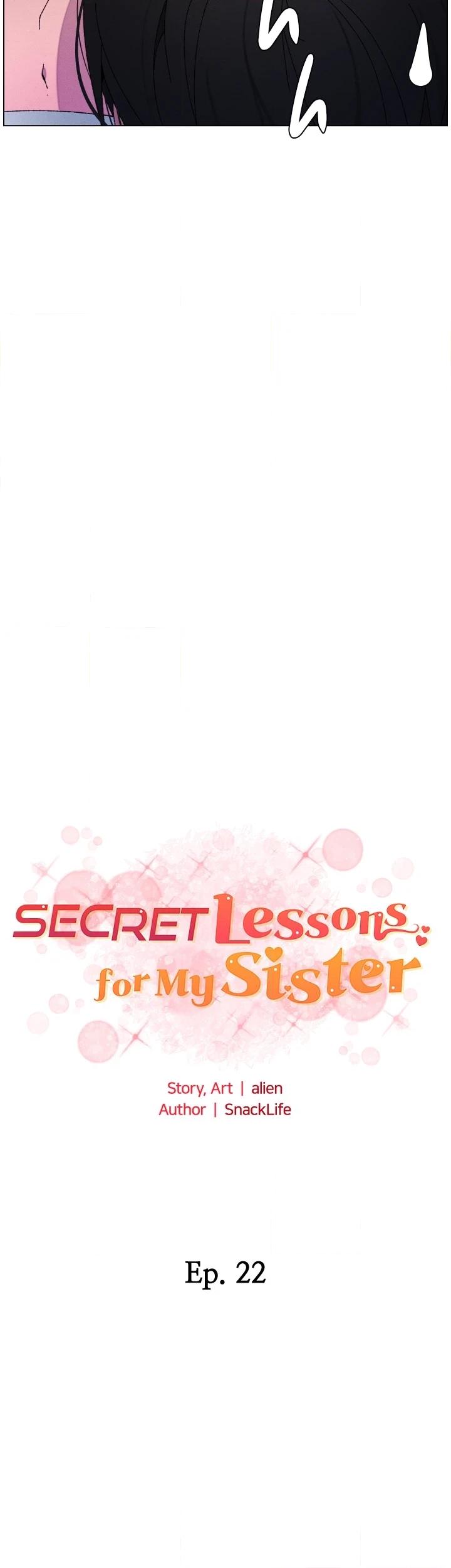 Secret Lessons for My Sister Chapter 22 page 4 - 