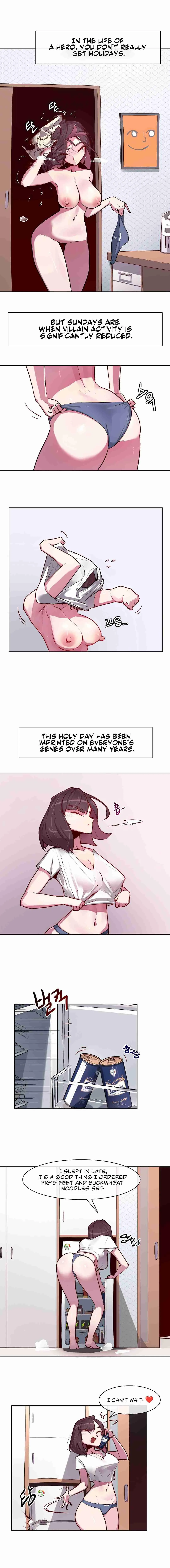 Read Secret! Orgasm♡Hero chapter 3 image 3 on Lezhin