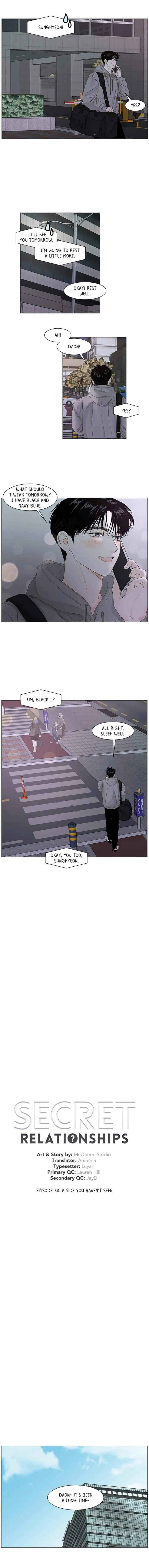 Read Secret relationship chapter 38 image 3 on Lezhin