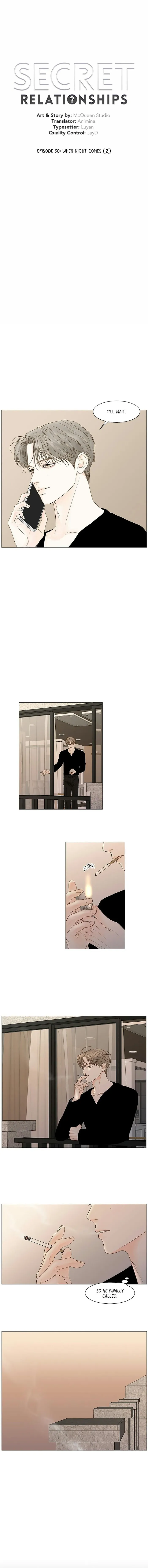 Read Secret relationship chapter 50 image 1 on Lezhin