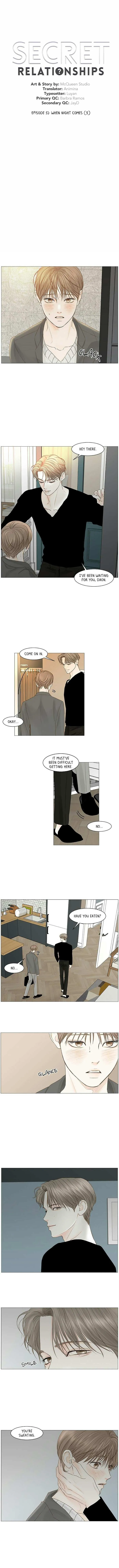 Read Secret relationship chapter 51 image 3 on Lezhin