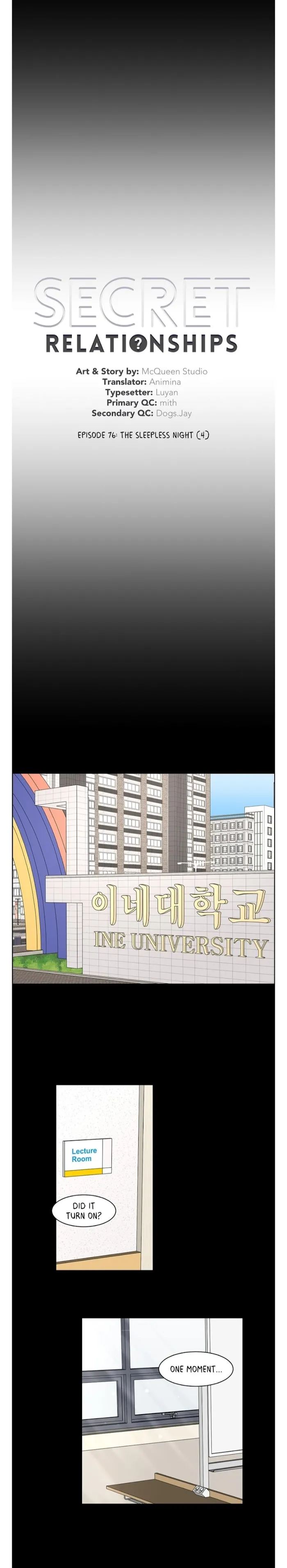 Read Secret relationship chapter 76 image 8 on Lezhin