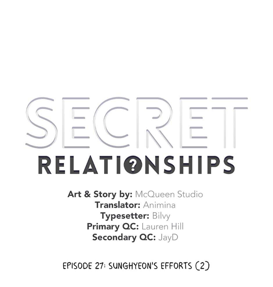 Read Secret Relationships chapter 27 image 6 on Lezhin