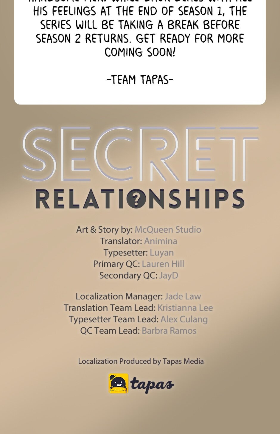 Read Secret Relationships chapter 48.1 image 1 on Lezhin