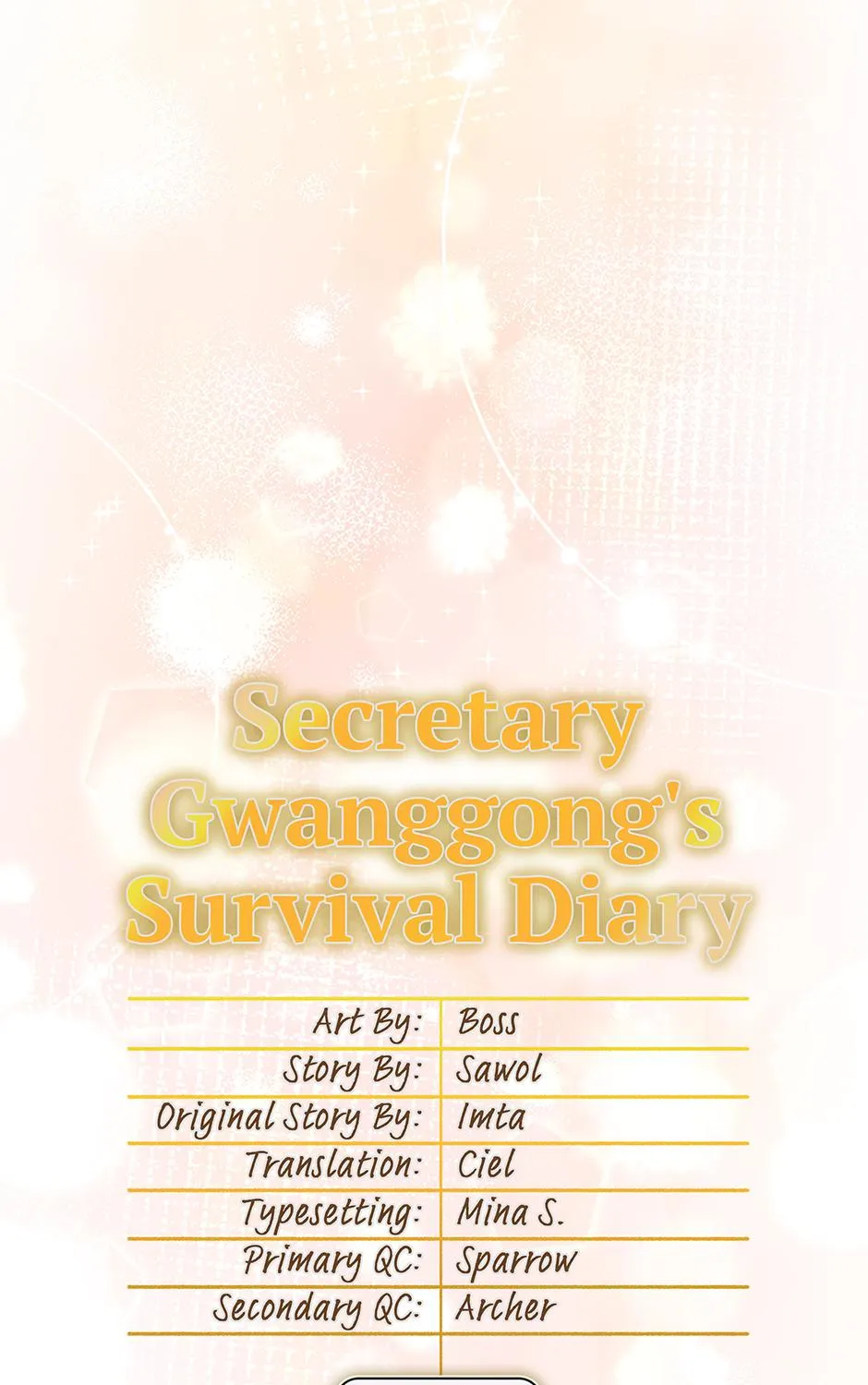 SECRETARY GWANGGONGS SURVIVAL DIARY Chapter 17 page 19 - 