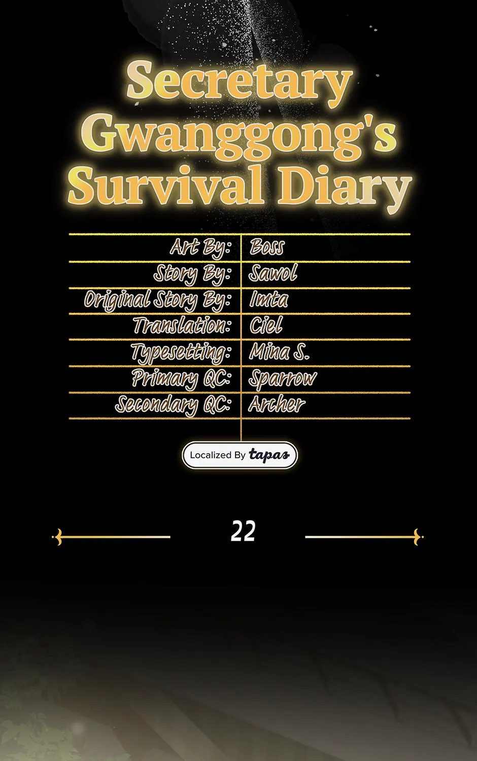 SECRETARY GWANGGONGS SURVIVAL DIARY Chapter 22 page 26 - 