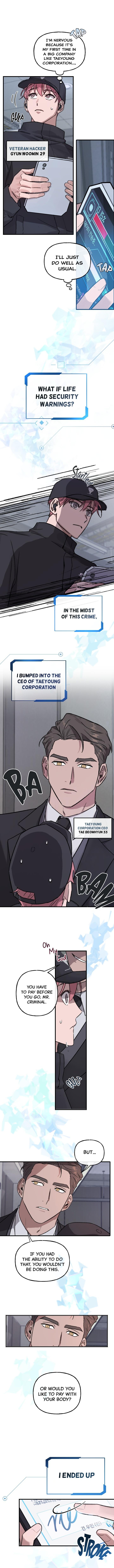 Read Security Warning! chapter 0 image 1 on Lezhin