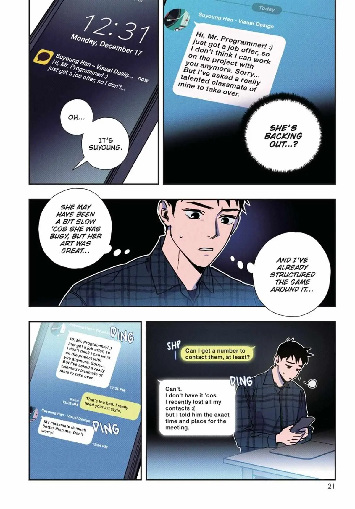 Read Semantic Error chapter 0.98 image 21 on Lezhin
