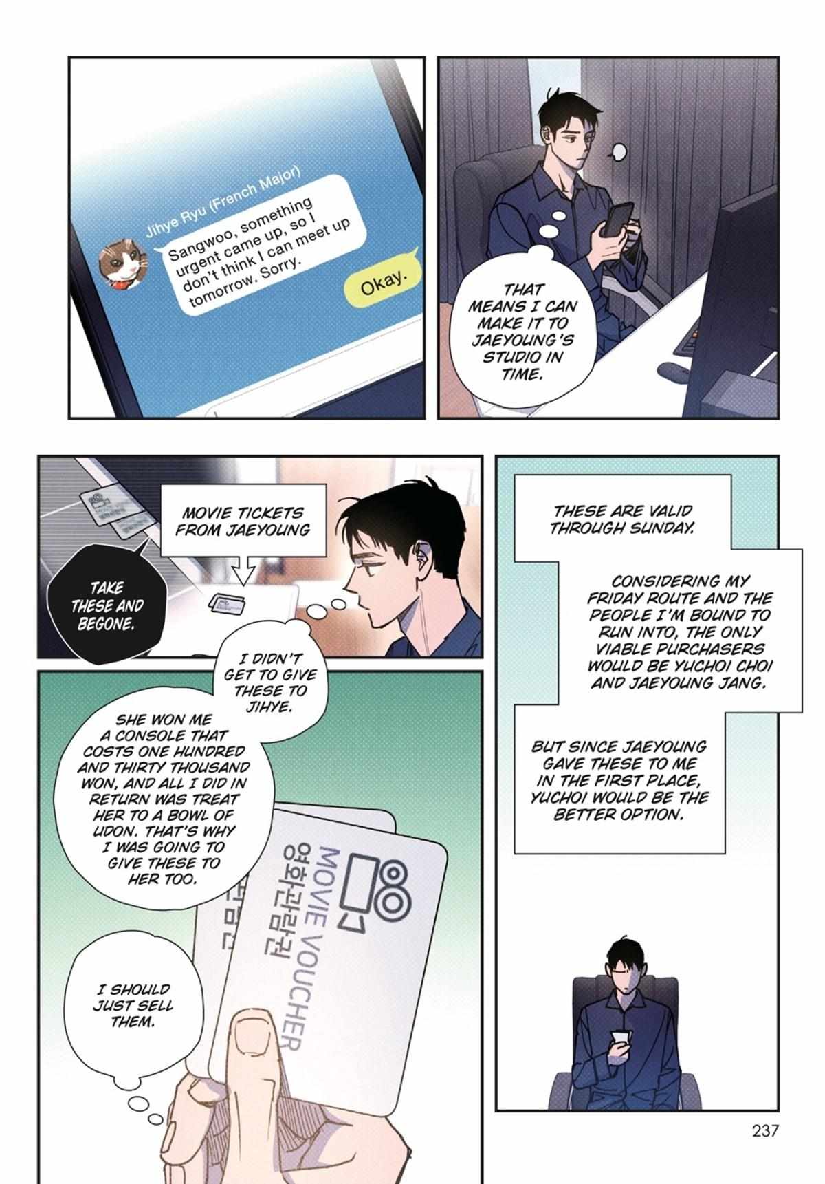 Read Semantic Error chapter 9.1 image 234 on Lezhin