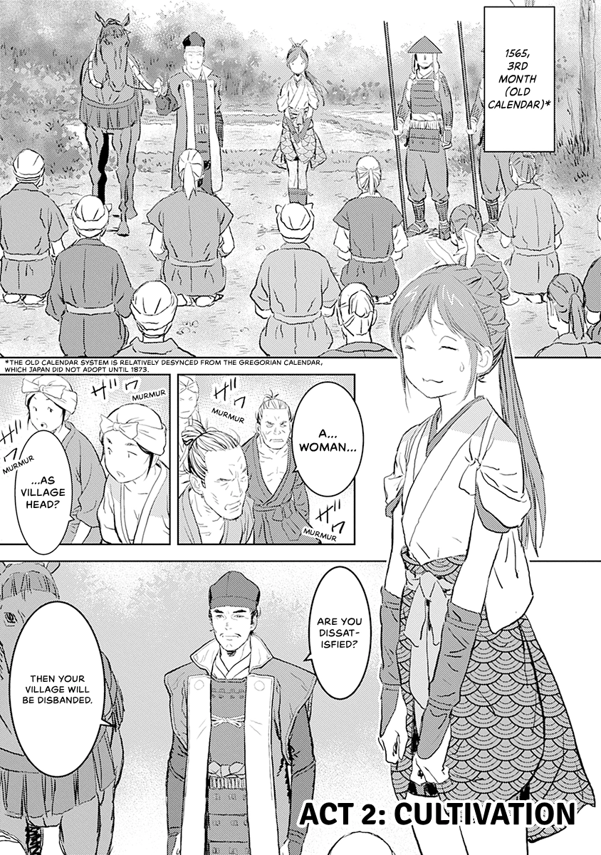 Sengoku Komachi Kuroutan Chapter 0 page 36 - 