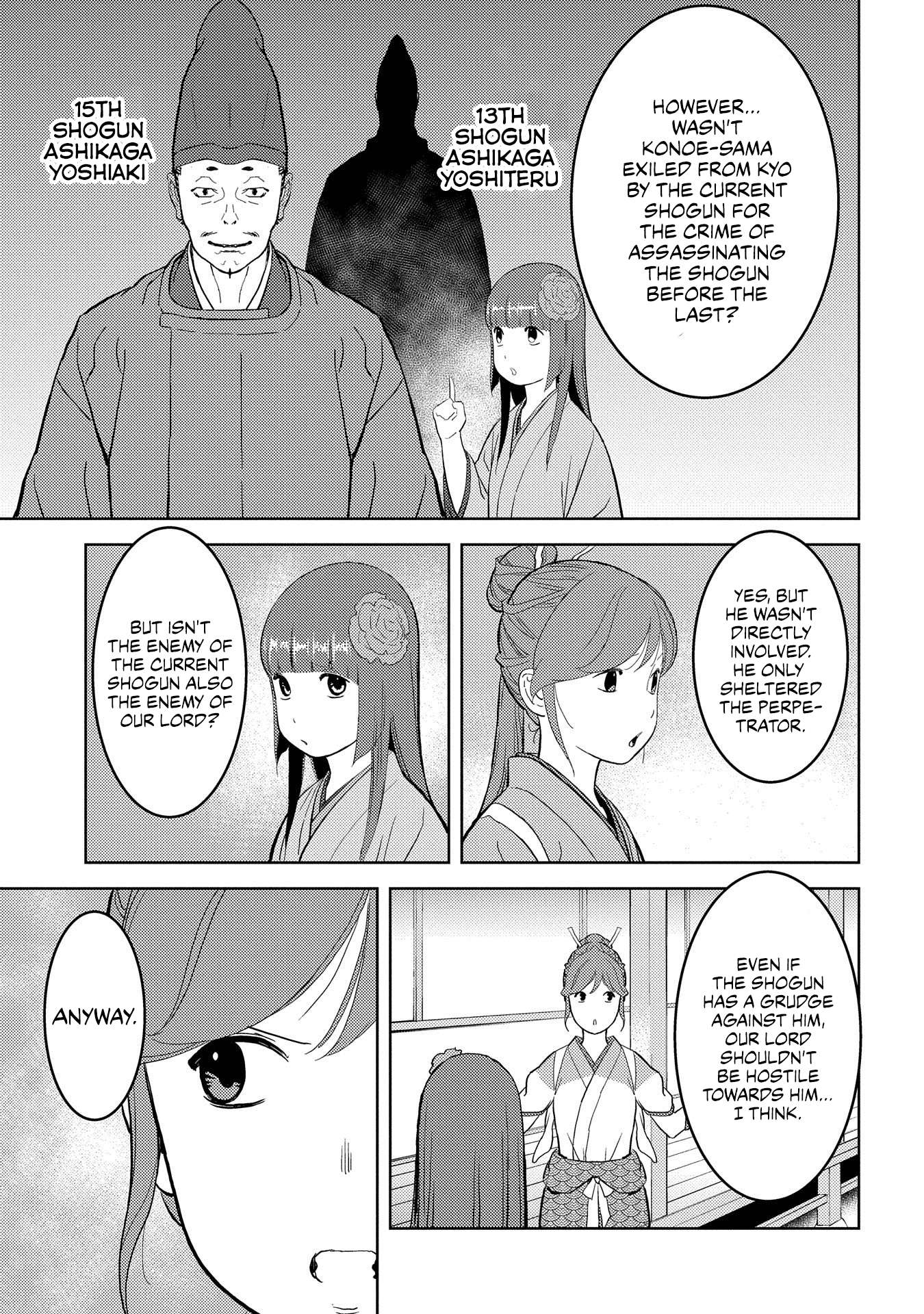 Sengoku Komachi Kuroutan Chapter 33.1 page 8 - 