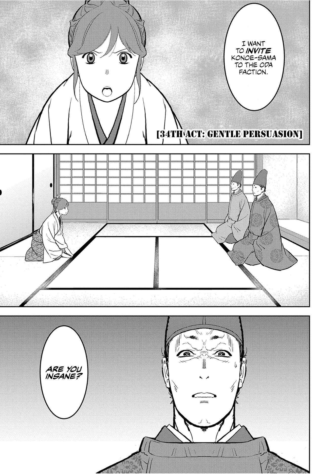 Sengoku Komachi Kuroutan Chapter 34.1 page 2 - 