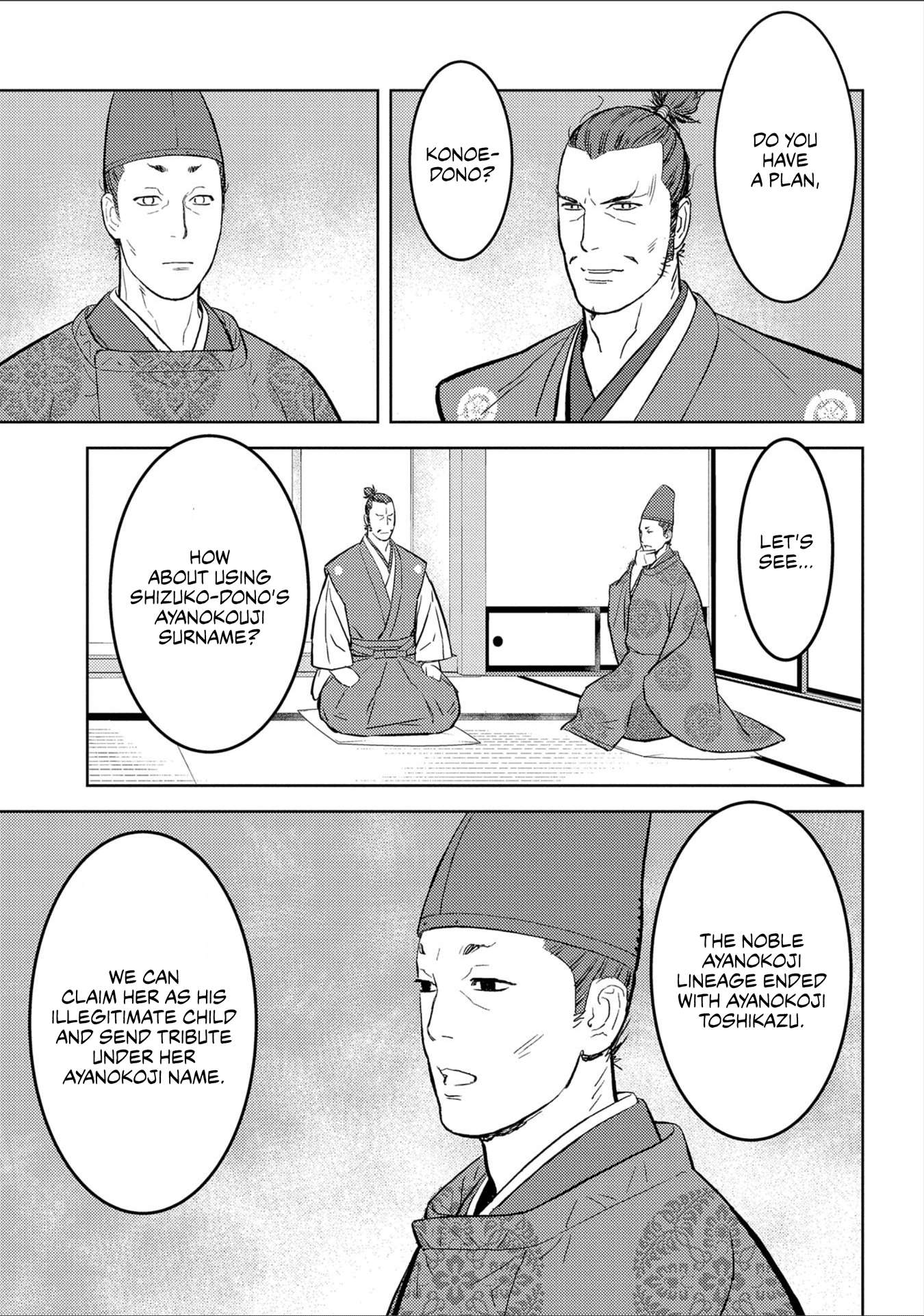 Sengoku Komachi Kuroutan Chapter 38.1 page 4 - 