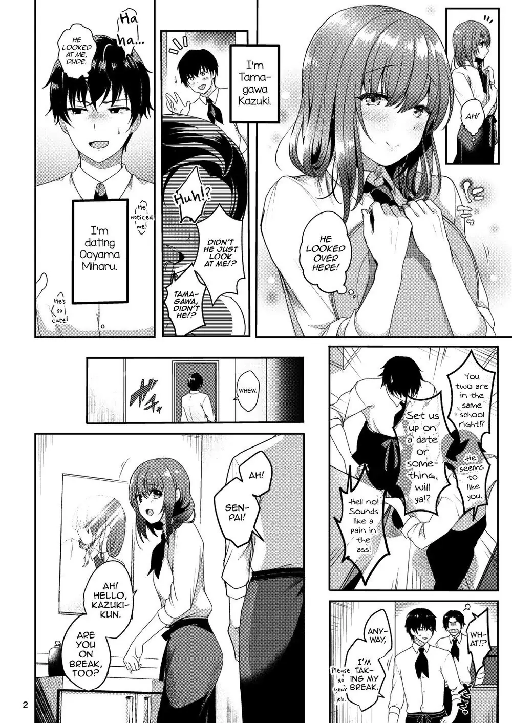 Read Senpai no Oppai chapter 1 image 3 on Lezhin