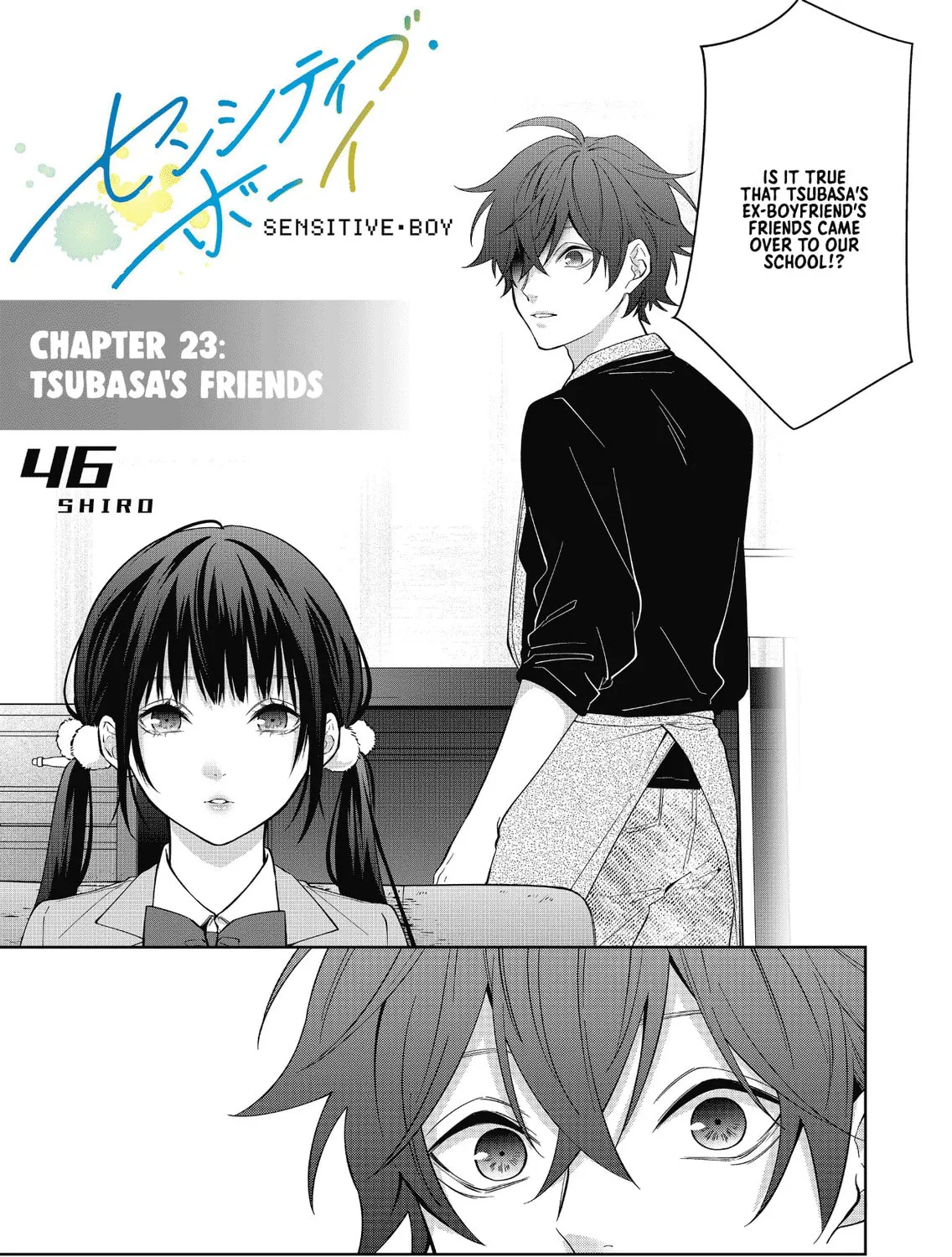 Read Sensitive Boy chapter 23 image 0 on Lezhin