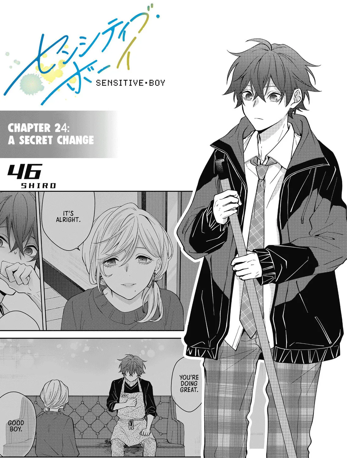 Read Sensitive Boy chapter 24 image 0 on Lezhin