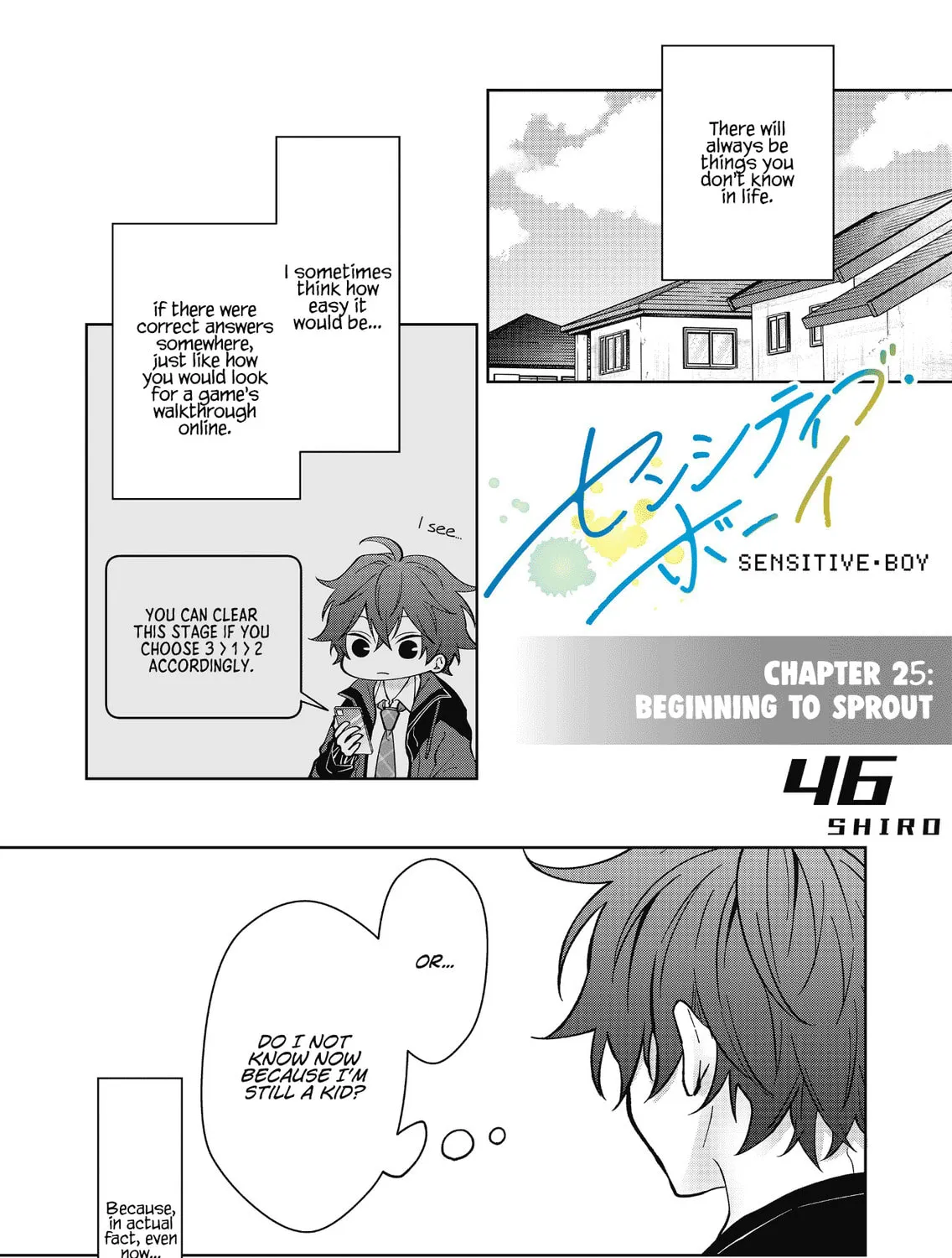 Read Sensitive Boy chapter 25 image 0 on Lezhin