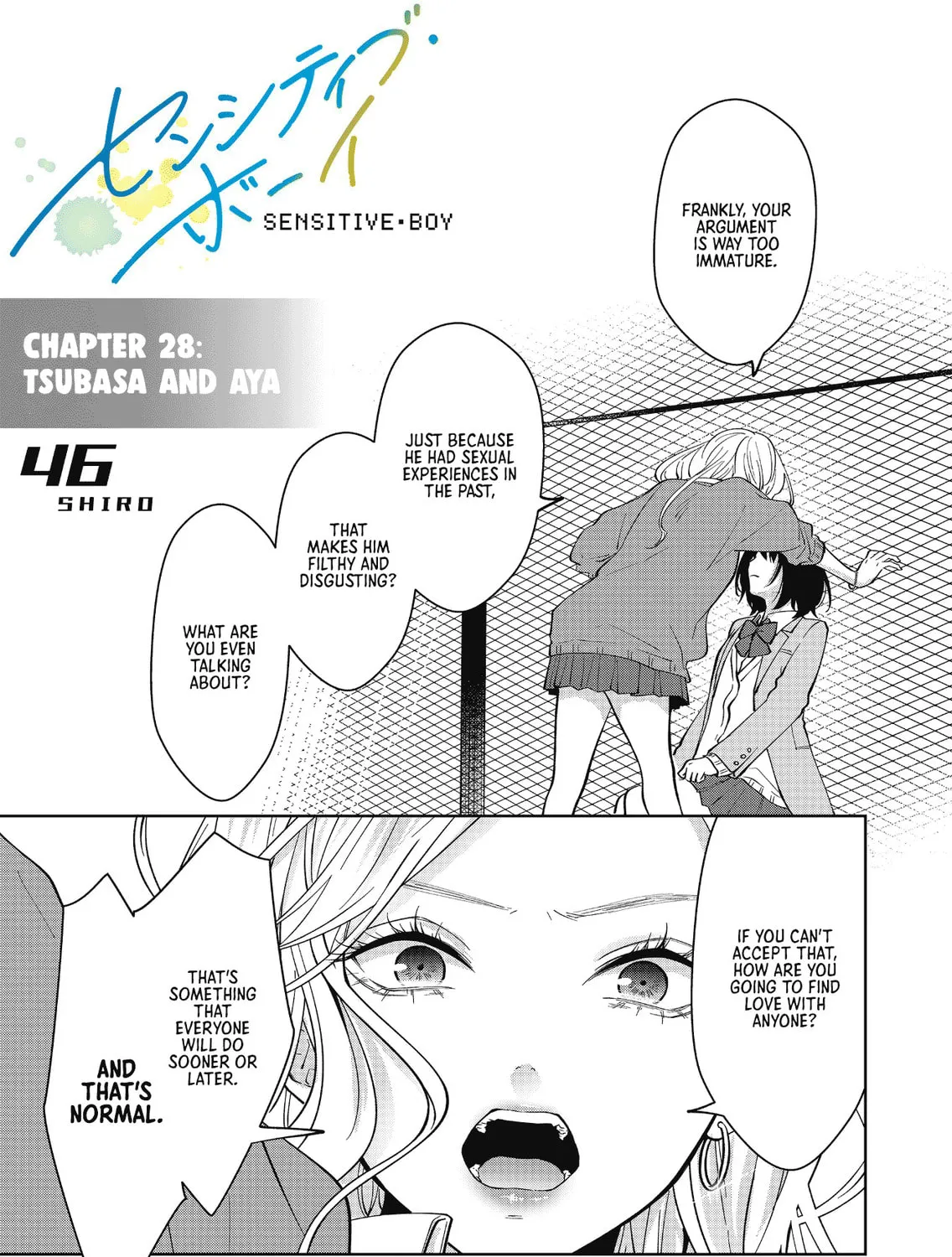 Read Sensitive Boy chapter 28 image 0 on Lezhin