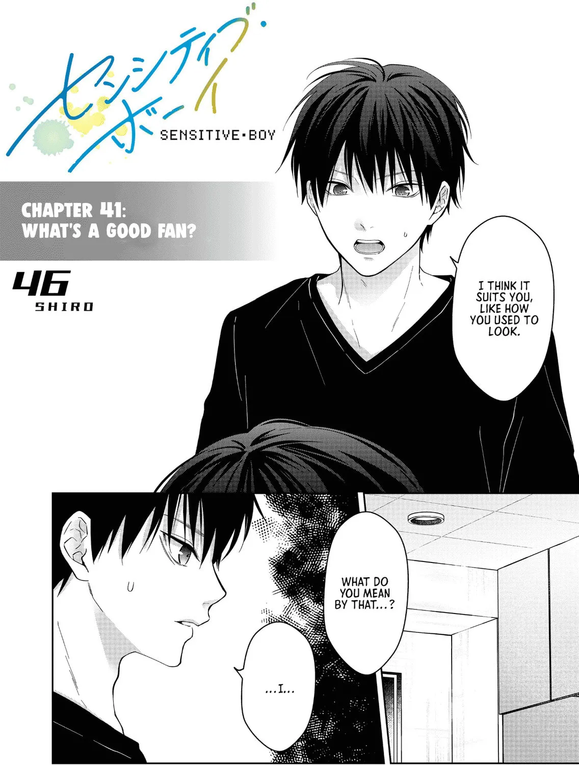 Read Sensitive Boy chapter 41 image 0 on Lezhin
