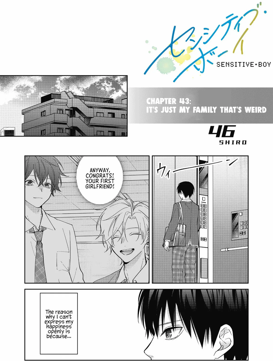 Read Sensitive Boy chapter 43 image 0 on Lezhin