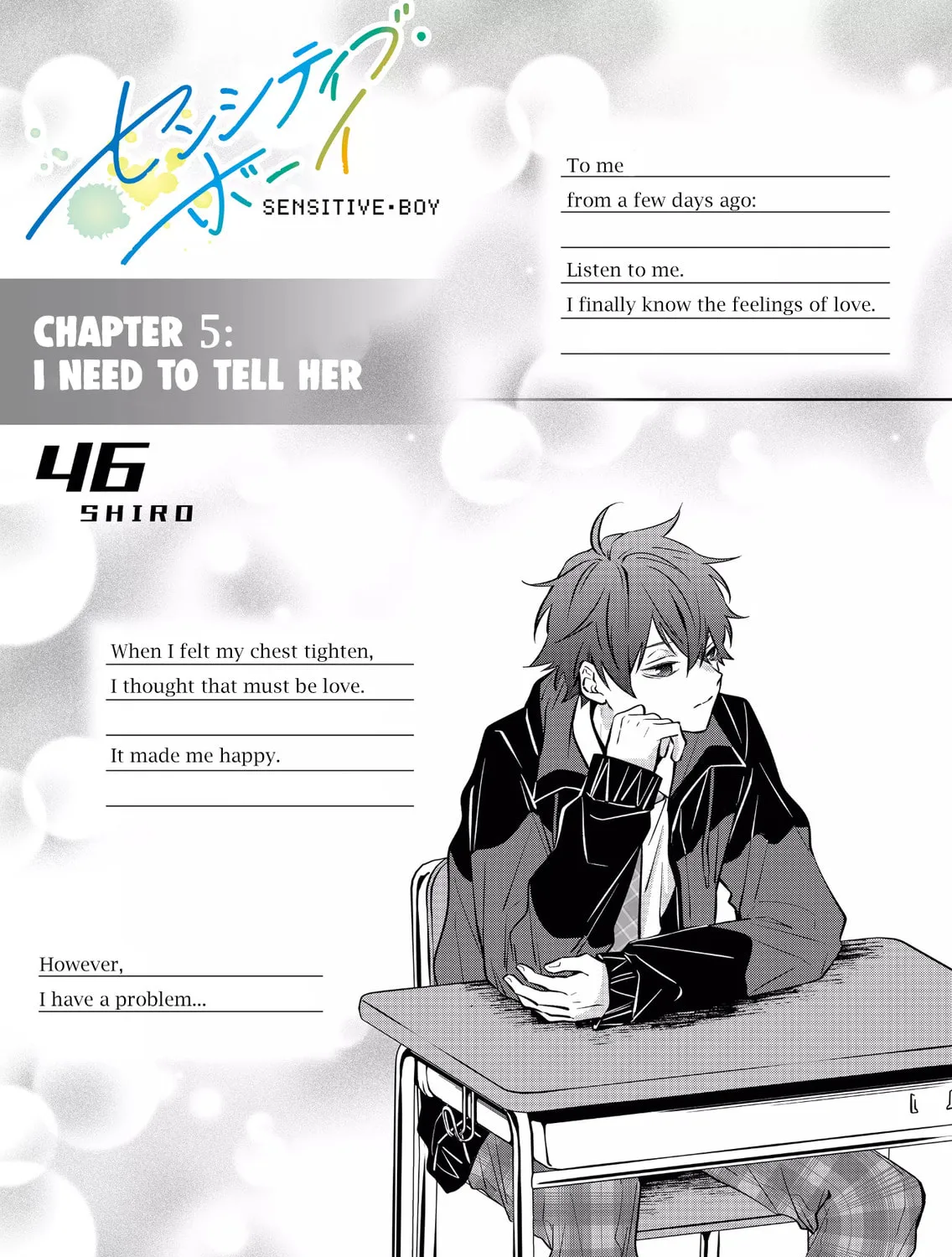 Read Sensitive Boy chapter 5 image 0 on Lezhin