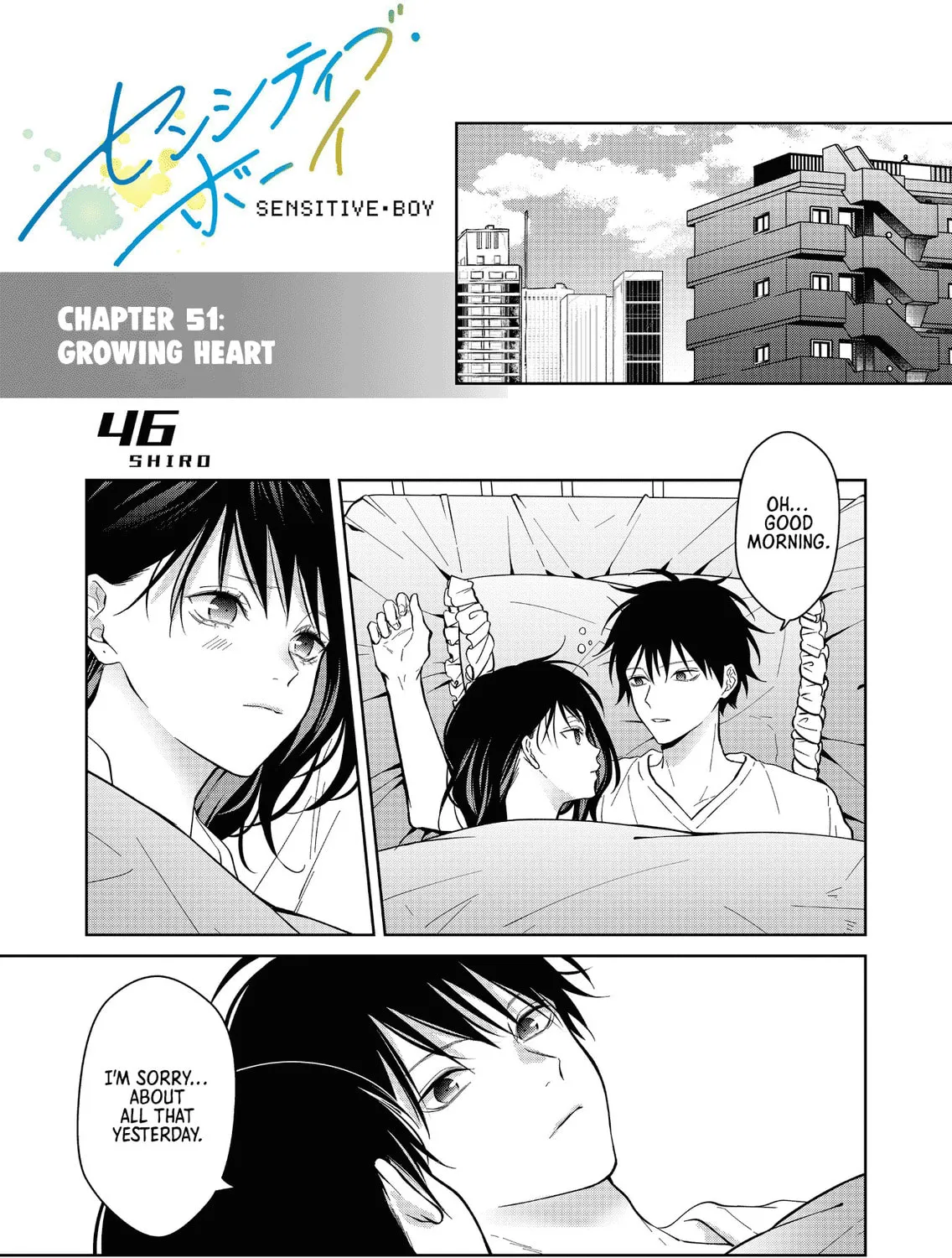 Read Sensitive Boy chapter 51 image 0 on Lezhin