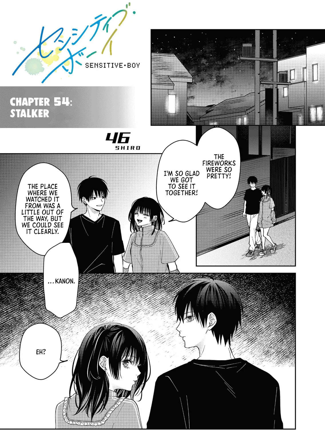 Read Sensitive Boy chapter 54 image 0 on Lezhin