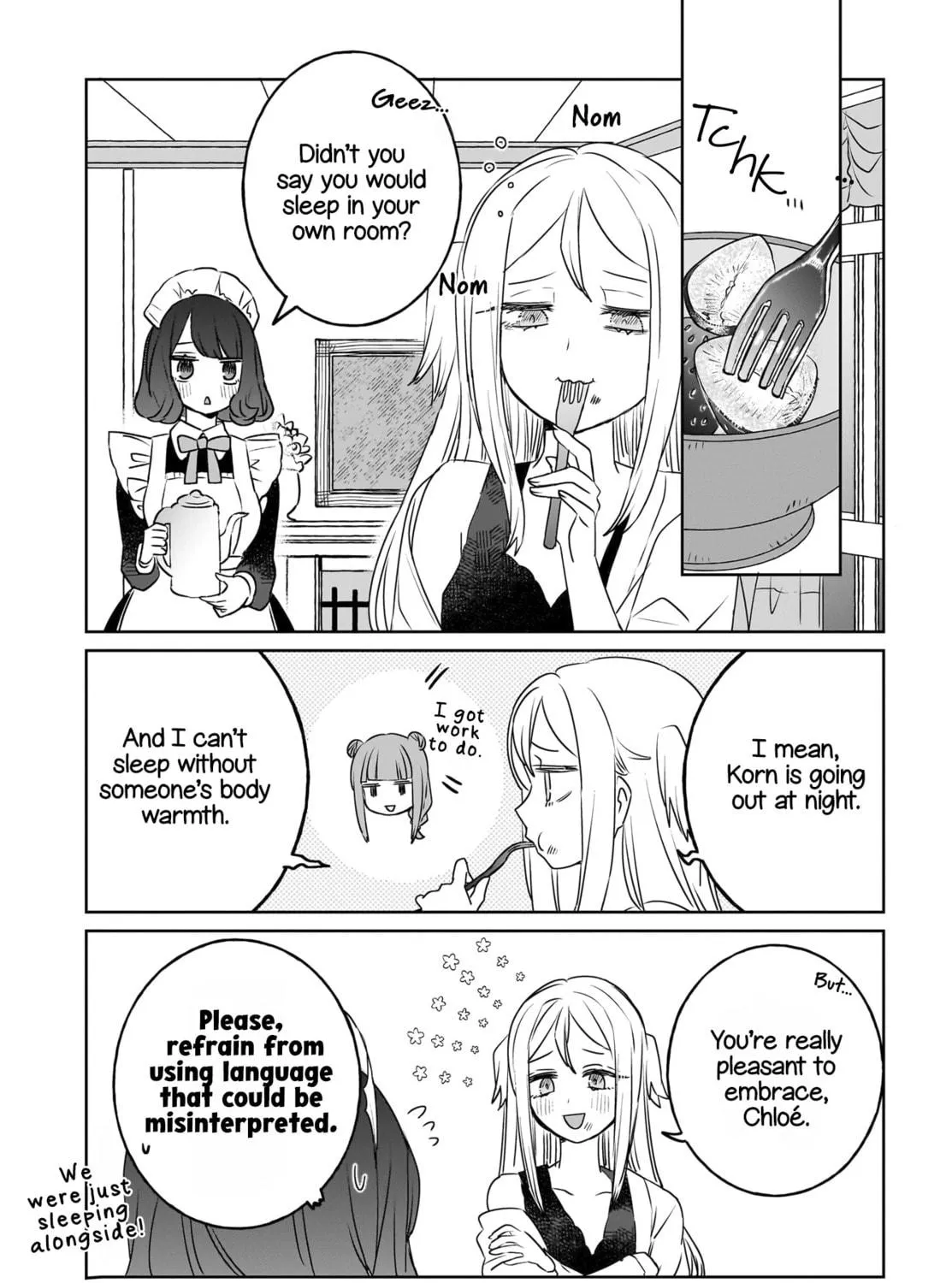 Read Sensory Sharing Maid-san! chapter 12 image 8 on Lezhin