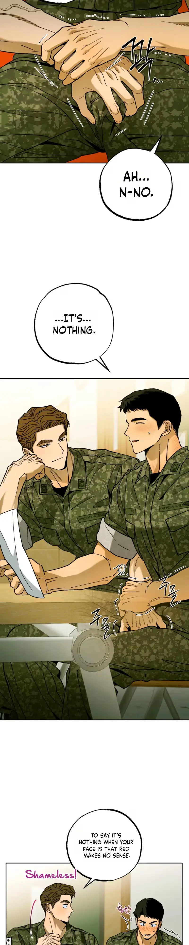 Sergeant Would You Pick Up the Soap? Chapter 3 page 3 - 