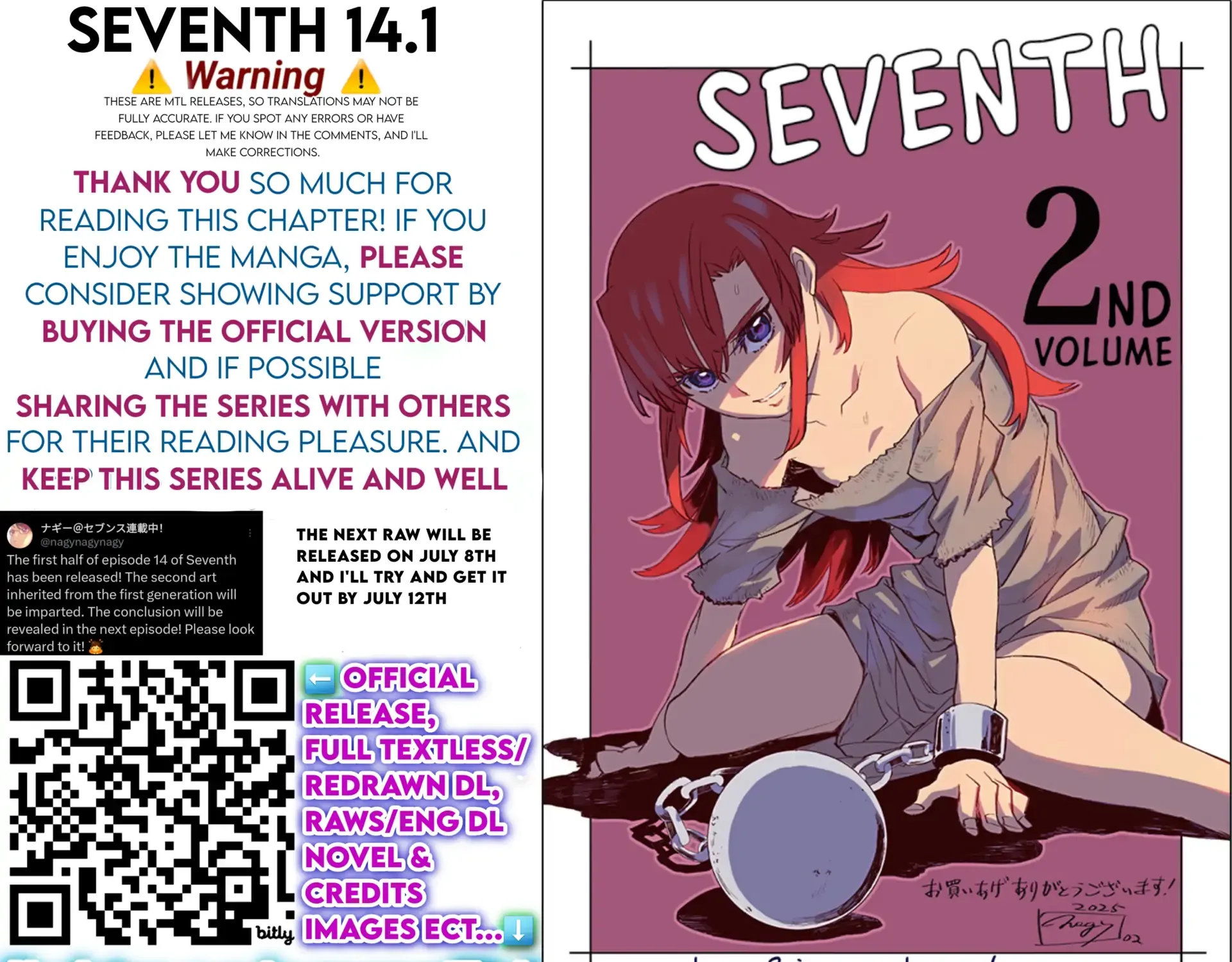 Read Seventh chapter 14.1 image 32 on Lezhin