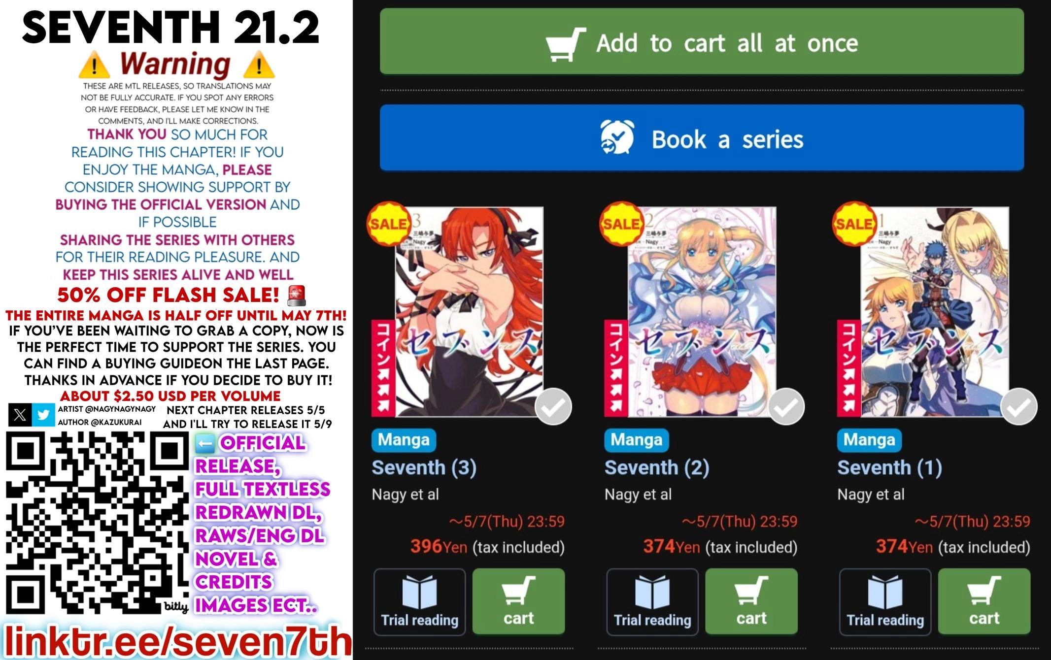 Read Seventh chapter 21.2 image 14 on Lezhin