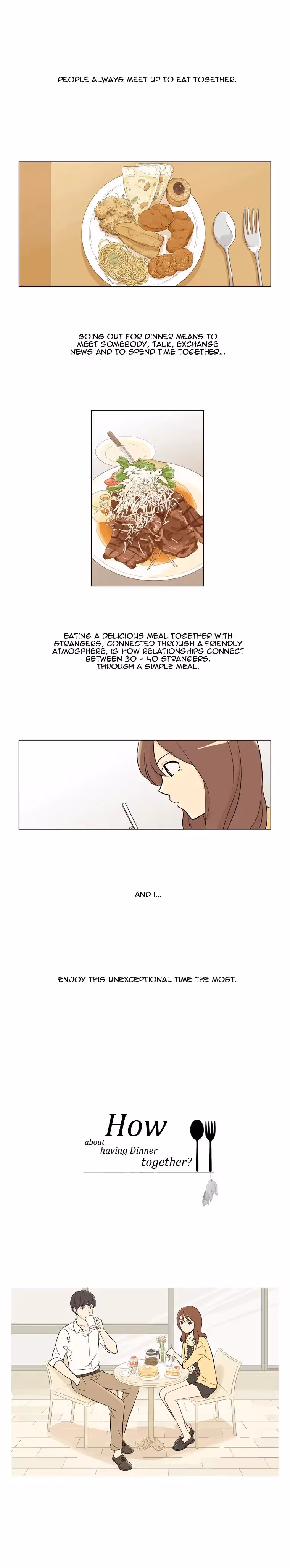 Read Shall We Have Dinner Tonight? chapter 0 image 2 on Lezhin