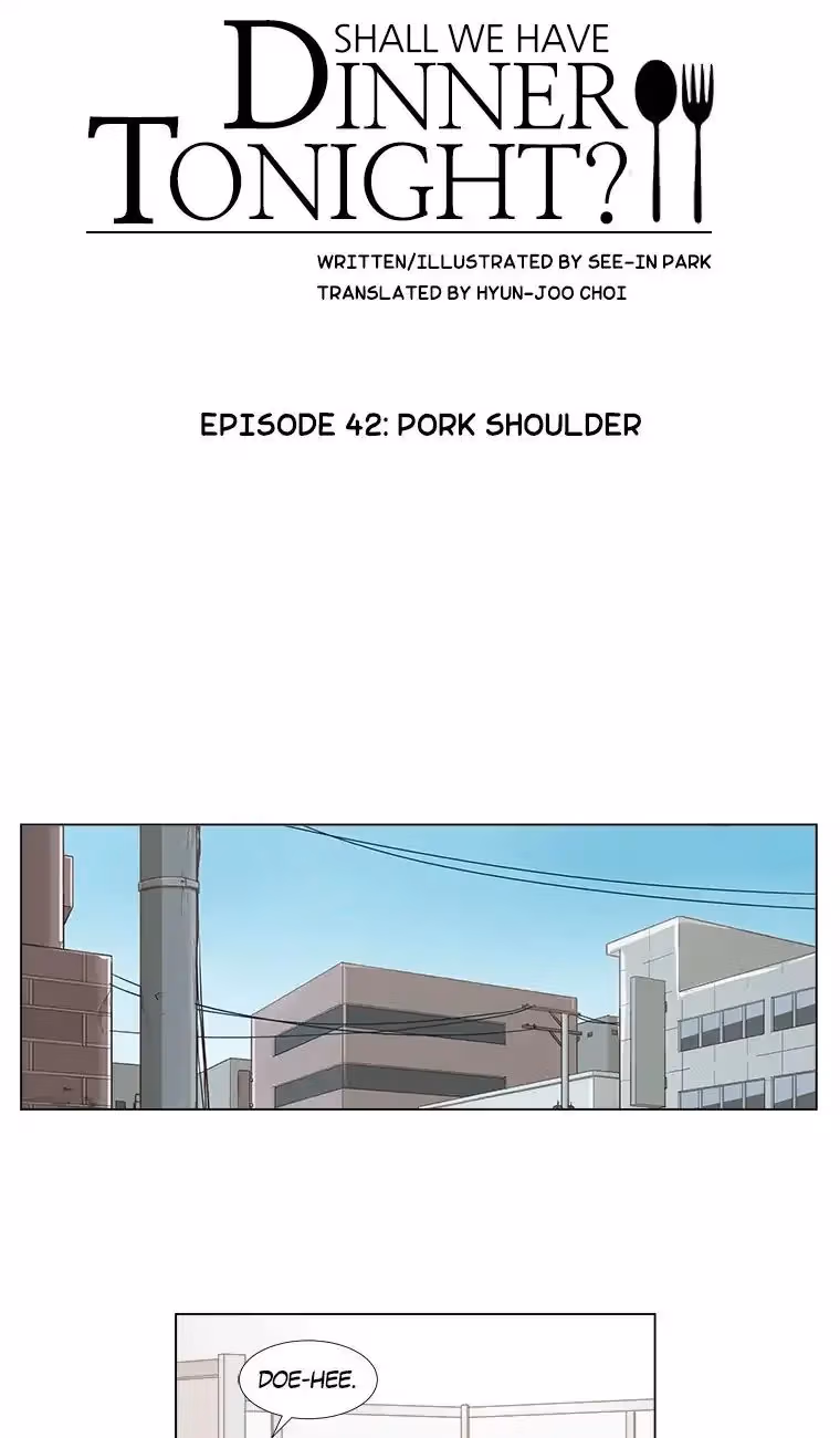 Read Shall We Have Dinner Tonight? chapter 42 image 7 on Lezhin