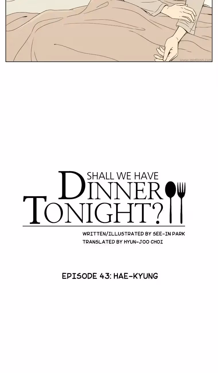 Read Shall We Have Dinner Tonight? chapter 43 image 7 on Lezhin