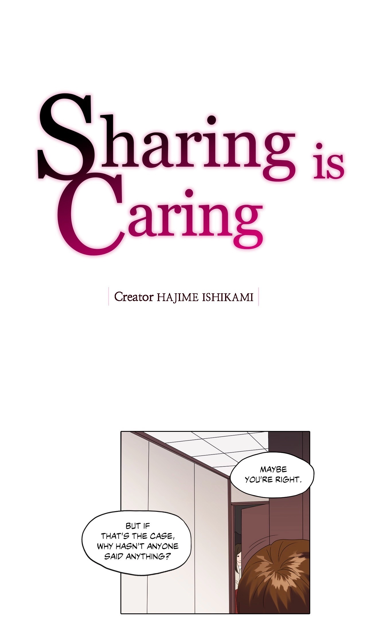 Read Sharing is Caring chapter 15 image 1 on Lezhin