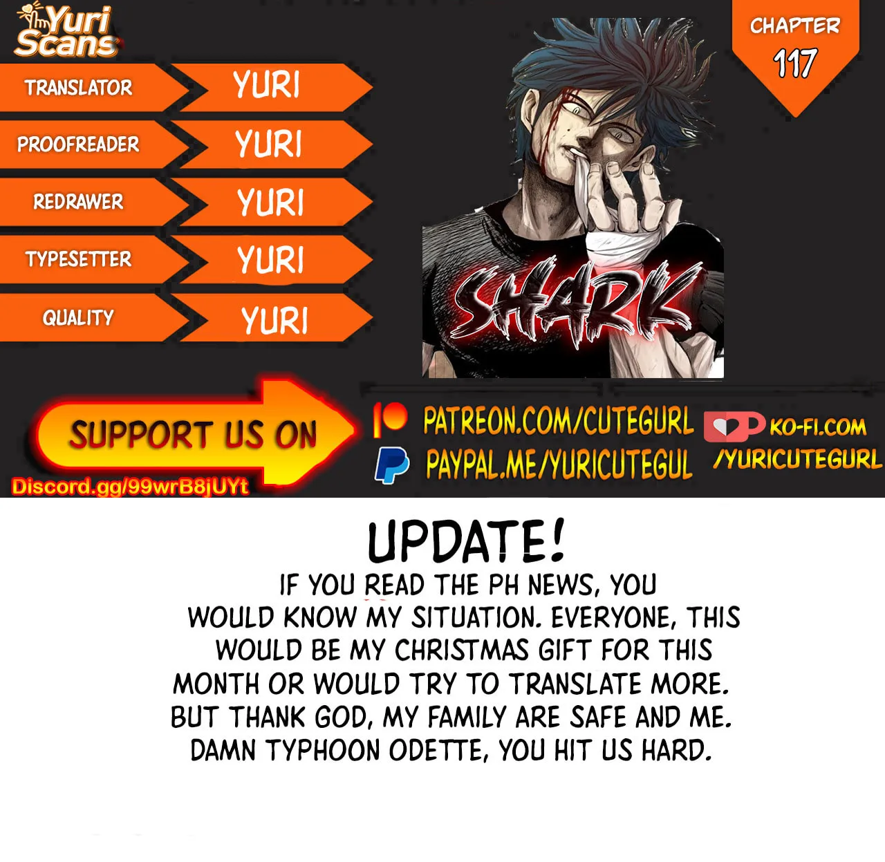 Read Shark chapter 117 image 0 on Lezhin