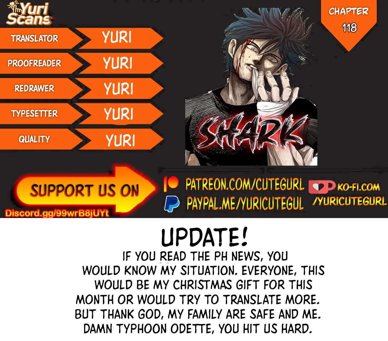 Read Shark chapter 118 image 0 on Lezhin