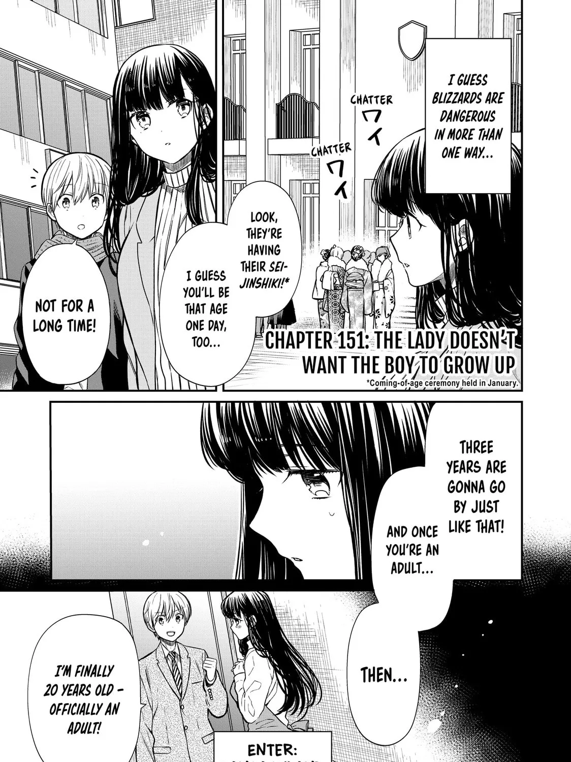 She's Adopted a High School Boy! Chapter 151 page 1 - 