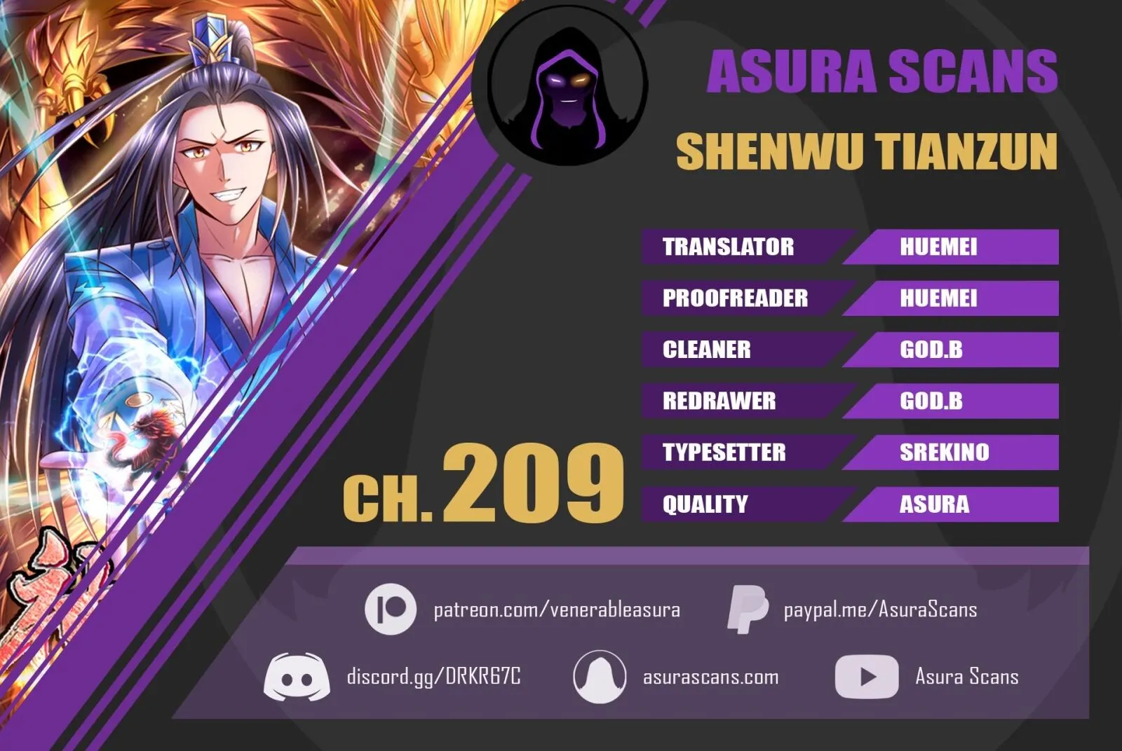 Shenwu Tianzun Chapter 209 page 1 - 