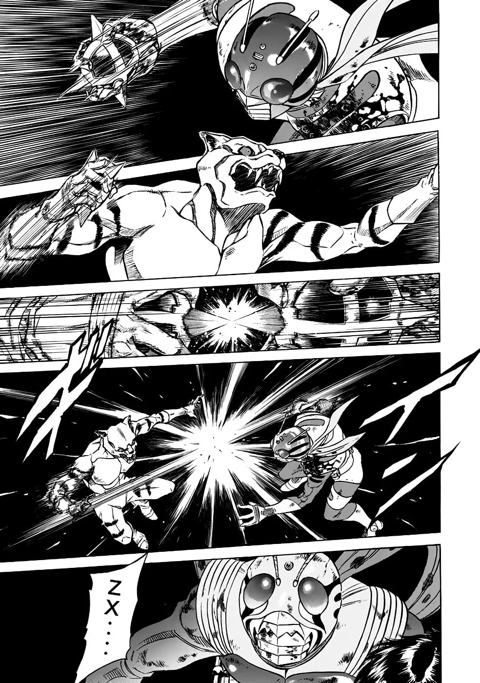 Read Shin Kamen Rider Spirits chapter 21 image 12 on Lezhin