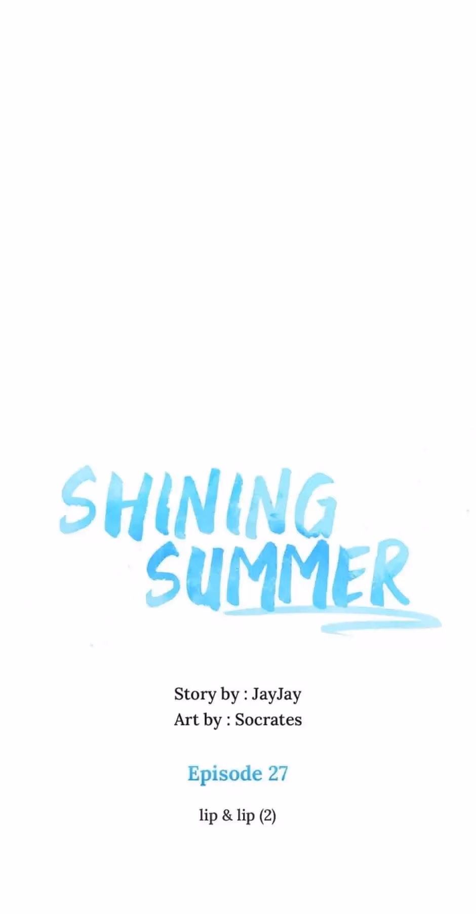 Read Shining Summer chapter 27 image 34 on Lezhin
