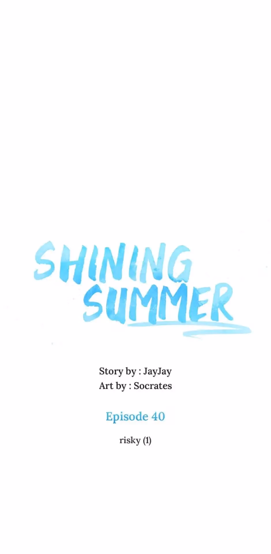 Read Shining Summer chapter 40 image 20 on Lezhin